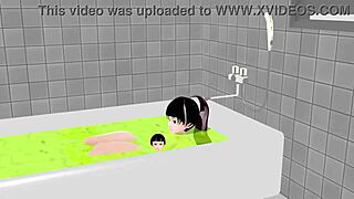 Koko A näyttää kaiken paljaaksi kylpyammeessa ofuro joshi