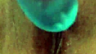 why is this teen's pussy so wet while playing?