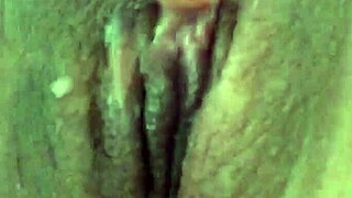 why is this teen's pussy so wet while playing?