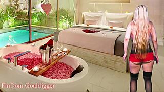 Chastity queen gives jerk off instructions!