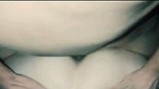 pornstar fucks doggystyle with fan, feeling intense close-up passion