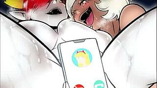 Cartoon hentai action with steamy animated banging scenes