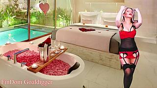 Chastity queen gives jerk off instructions!