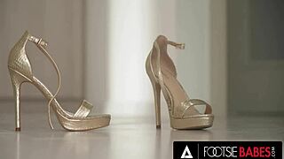 Man, Alexis Crystal gets her sexy ass banged by a foot lover in Footsie Babes!