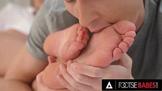 Man, Alexis Crystal gets her sexy ass banged by a foot lover in Footsie Babes!