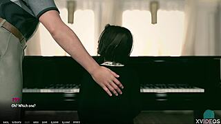 a o a academy 22 features rebecca in a shiny, wet roleplay game