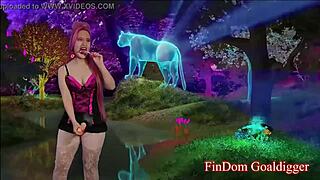 i enjoy cum eating with joy in financial domination game.