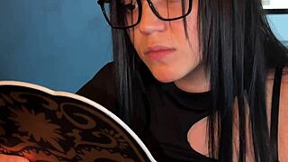 I take my step-cousin out to eat, and she repays me with a wild rimjob