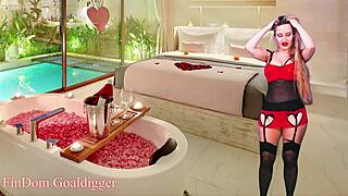 Chastity queen gives jerk off instructions!