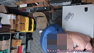 teen shoplifter gets caught and fucked hard