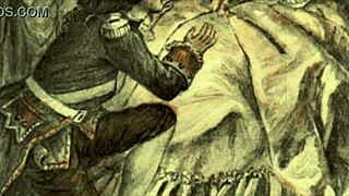 Vintage Erotic Drawings Showcasing Sensual Anime Characters in Retro Style