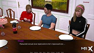 uhh, i totally fucked this redhead at dining table... dusklightmanor e1 63