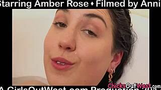 Hairy Aussie Rubs Pussy In Bathtub