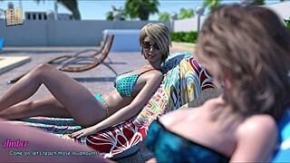 Wife and STEPMOTHER in EROTIC GAME