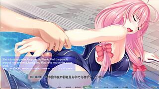 yo, check this hentai pounding by the pool with big tits