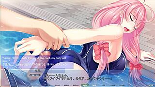 yo, check this hentai pounding by the pool with big tits