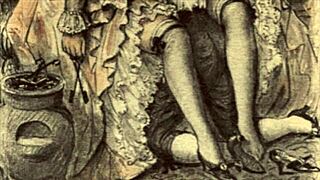 Vintage Erotic Drawings Showcasing Sensual Anime Characters in Retro Style