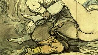 Vintage erotické kresby