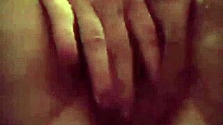 She Massages Her Juicy Fat Pussy