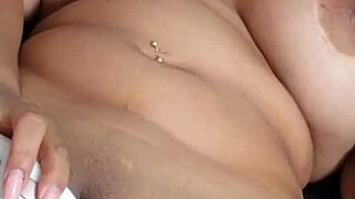 Sheila ortega gives POV blowjob to boyfriend at home with kissing and fake tits