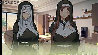 Summer Clover In Harem Hentai Game Episode 1, Fired Due To His Giant Cock