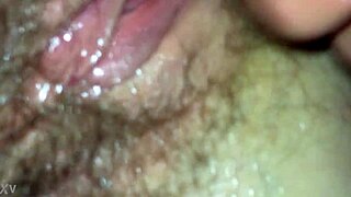 Step mom shares emotional moment fingering her fat pussy with son