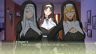 Summer Clover In Harem Hentai Game Episode 1, Fired Due To His Giant Cock