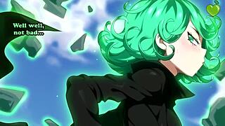 Yo, Tatsumaki from One-Punch Man loves being worshiped! 😜