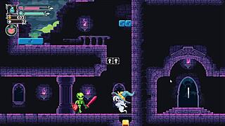 Flip Witch Pixel Game Ep 12 Ghost Boss Anime Boobs