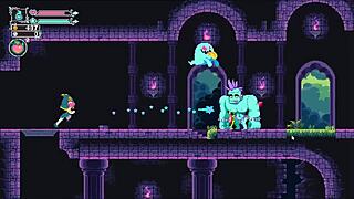 Flip Witch Pixel Game Ep 12 Ghost Boss Anime Boobs