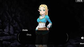 Zelda dominates in wild shaved anal game action.