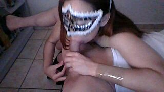 Redhead RIDES HARD After Sucking Cock for Hours