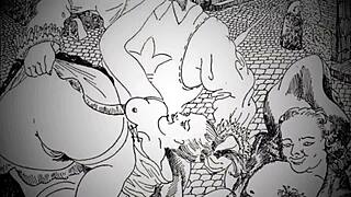 Just stumbled upon some cool vintage erotic drawings today.