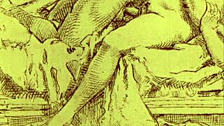 Vintage erotic sketches with sensual drawn details