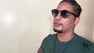 Oh no, my friend and her boyfriend in bisexual anal fun!