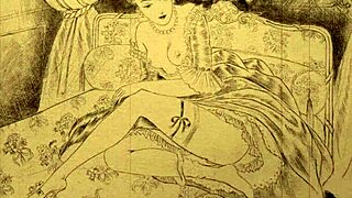 Vintage Erotic Illustrations Of Antique Anime Cartoons