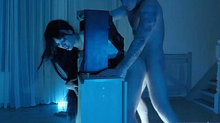 i watched sadako's big ass stuck in the tv