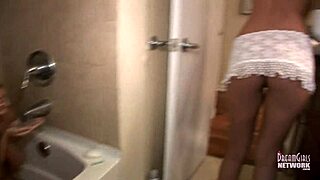 Private home video of naked bffs makeover night in shower