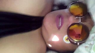 bbw enjoys anal creampie session with bubbles for squirting fun