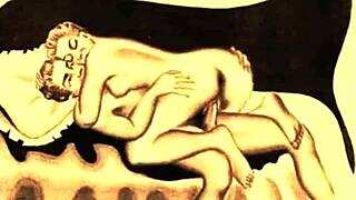 Vintage Erotic Animation with Sultry Retro Vibes