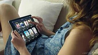 sybil a undressing and touching herself