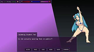 Horny slut exposes herself to the class! 😈