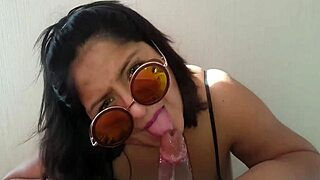 bbw enjoys anal creampie session with bubbles for squirting fun