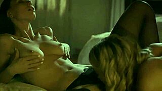 two girls with natural tits having a romance