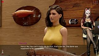 Gamer Girl In Stockings And See-Through Bra, What A View!