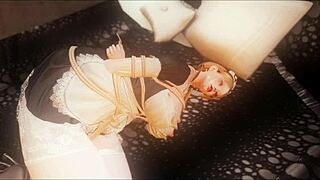 Busty Dirty Maid Offers Bondage Service