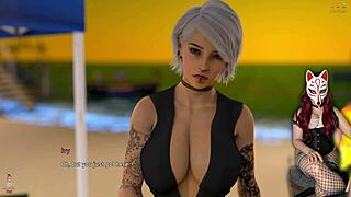 Hey, check out these sexy babes from Steps of Debauchery 31 getting wild on the beach