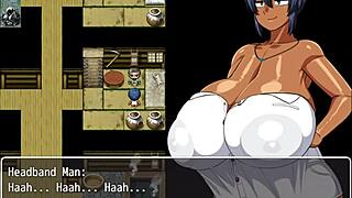 Tanned Girl Natsuki Feels Overwhelmed in Hentai Game Ep 19 Gangbang with Creampies