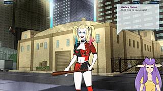 Watch Harley Quinn's Uncensored Lick and Blowjob in the Game!