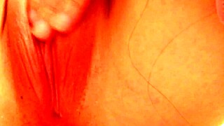 Spread My Juicy Pink Pussy Lips Close-Up to Show Hole 😍